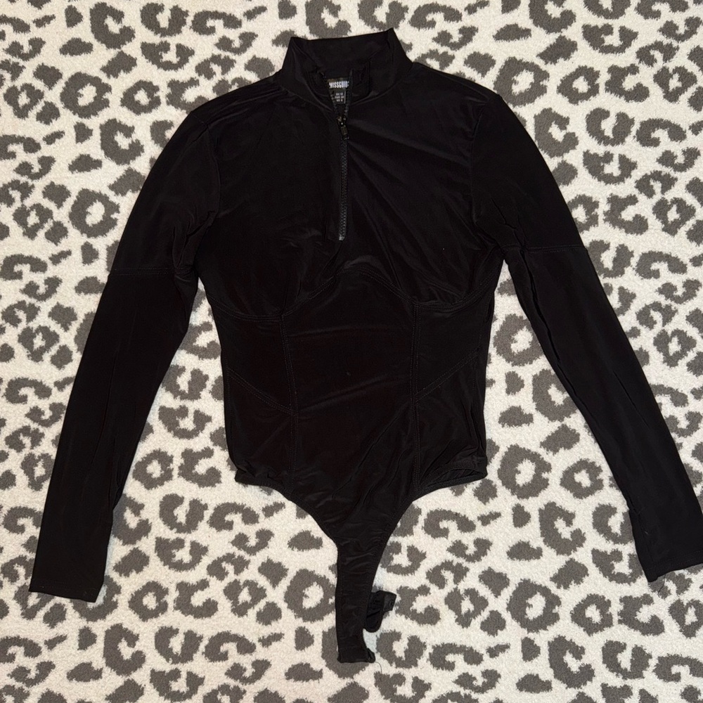 Black Long Sleeve Bodysuit